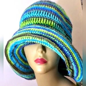 NWT Eco-friendly Cotton Retro Versatile Crochet Flapper Hat